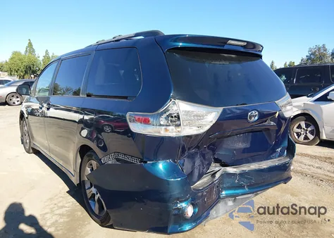 2012 Toyota Sienna Se 8 Passenger from USA, damaged, VIN 5TDXK3DC3CS224850